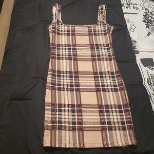 Bodycon Plaid Dress